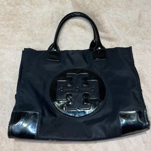 Tory Burch Ella Patent Nylon Tote